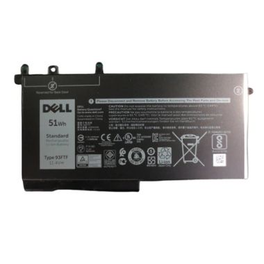 Dell 3-cell 51 Wh Lithium Ion Replacement Battery for Select Laptops